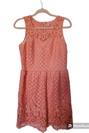 Xhileration Peach Dress, Size L