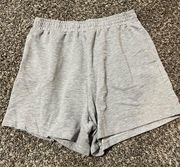 Cotton-On Grey Oversized Sweat Shorts Size 8