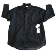 Good American Women’s Oversized Jean Jacket Black Button-Up  Size  00/0 XS/S