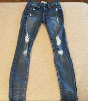 Mudd FLX Stretch Low Rise Skinny Jeans Size 3