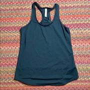 BLACK FABLETICS MESH TRIM ATHLETIC TANK