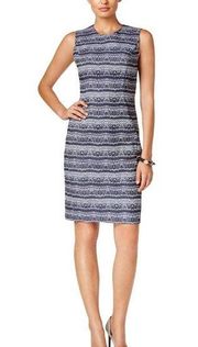 Tommy Hilfiger Women's Sleeveless Print Sheath Dress