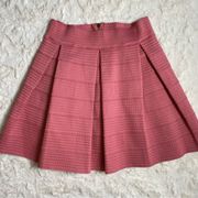 Devlin Pink Pleated Tulip Skater Skirt Size Medium