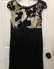 Dress Barn Knee Length Fitted Dress