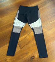 ColorBlock Workout Leggings Full Length