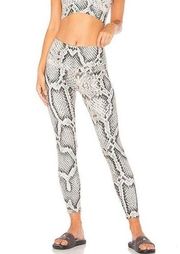 Varley Camdon Crop High Rise Leggings Sand Snake size XS