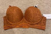 Orange adjustable bra