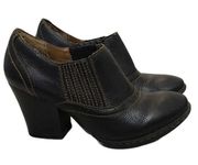 BOC Black Booties B.O.C. Western Cowboy Booties size 6 Born Concept shoe