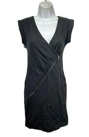 Marc by Marc Jacobs green exposed zip 100% wool Shift Dress Size XS