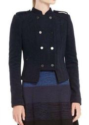 BCBMAXAZRIA Navy Royce Double Breasted Jacket Medium