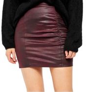 Faux Leather Skirt