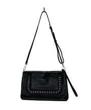 Aimee Kestenburg Black Leather Shoulder Bag/Wristlet