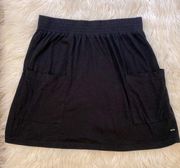 PINK Victoria’s Secret Black Mini Skirt With Pockets