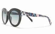 51mm Round Sunglasses Blue multicolored