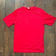 SPORT TEK fire engine red tee-shirt, size S, NWOT