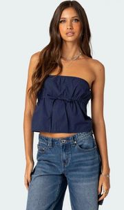 Navy Tube Top