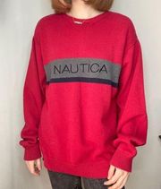 NAUTICA Vintage Oversized Sweater Pullover