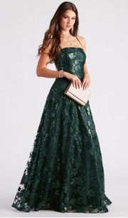 Dark Green Prom Dress