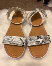 Snakeskin Sandals