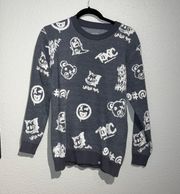 graphic sweater