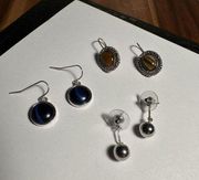 Lot Of 3 All Signed Pierced Earrings - Premier Designs, KC, Avon