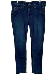 Federal Dark Wash High Rise Straight Leg 5 Pocket Stretch Jeans Women’s 31