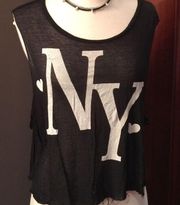 Distressed/ripped New York tank crop