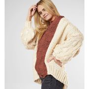 Favlux Fashion Bobble Cardigan Sweater