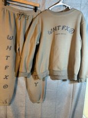 Limited Edition Medium White Fox Sweat Set