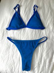 Blue bikini set 