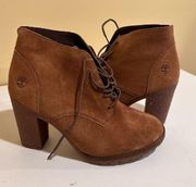 Timberline- tan booties size women’s 7.5