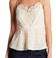 cream lace camisole size XL