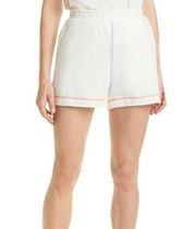 NWT Rails Jane Cream Rainbow Stitch Elastic Waist Knit Shorts LARGE