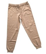 Heartloom Jaya Sweater Knit Jogger Pants | Tan | Small