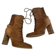 MICHAEL Michael Kors Carrigan Bootie Sport Suede Dark Caramel, Sz 9