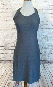 Freedom Trail Kyodan Womens Gray Active Dress Racerback Moisture Wicking Gray XS