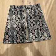 Altar'd State  Snake Print Skirt