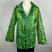 Disney Enchanted Tiki Room Rain Jacket Disney Parks Women Sz Small