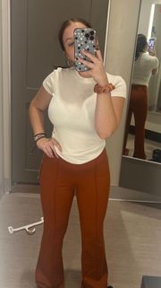 Orange Flare pants