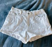 Levi Strauss & CO. Vintage White Levi Shorts