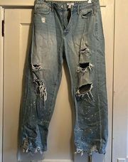 Forever 21 | Distressed Blue Jeans Size 31