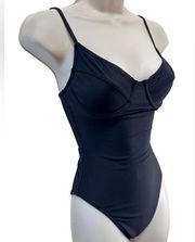 J Crew Black Spaghetti strap fitted bodysuit