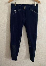 Piper by SmartPak women’s size 26R blue equestrian riding pants