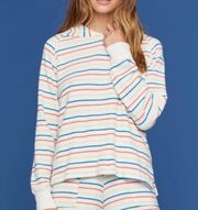🆕 NWT  | Brushed Carly Striped Raglan Pullover Hoodie Sweatshirt