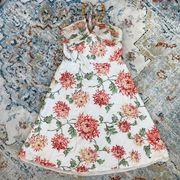 Donna Ricco Vintage Floral Print Halter Dress