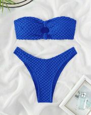 Blue Bathing Suit Set