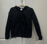 Victoria’s Secret PINK Black Pullover Windbreaker Jacket Size XS/S