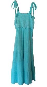 ALTAR'D State Light Blue Sleeveless Dress Size Large