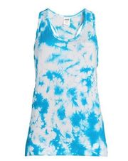 AVIA Tank Top Size XL 16-18 Womens Tie Dye Turquoise White Lightweight New