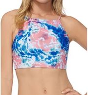 Raisins Shorebreak High Neck lace up Swim Top